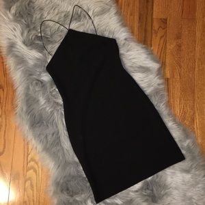 TopShop Halter Bodycon Black Dress